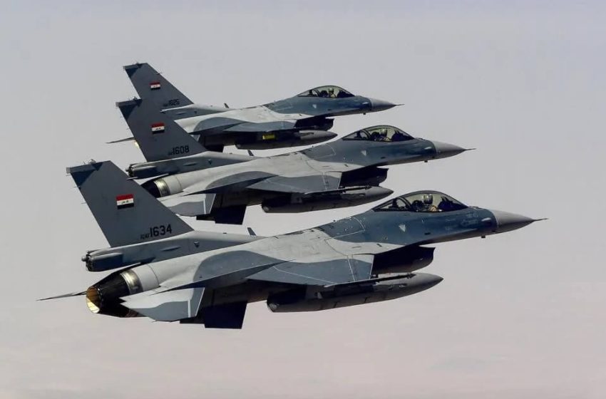  Iraqi Air Force destroys ISIS hideout in Salah Al-Din