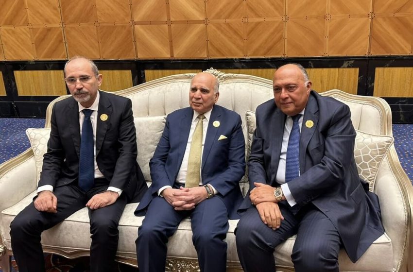  Iraq, Egypt, Jordan foreign ministers discuss economic, regional issues