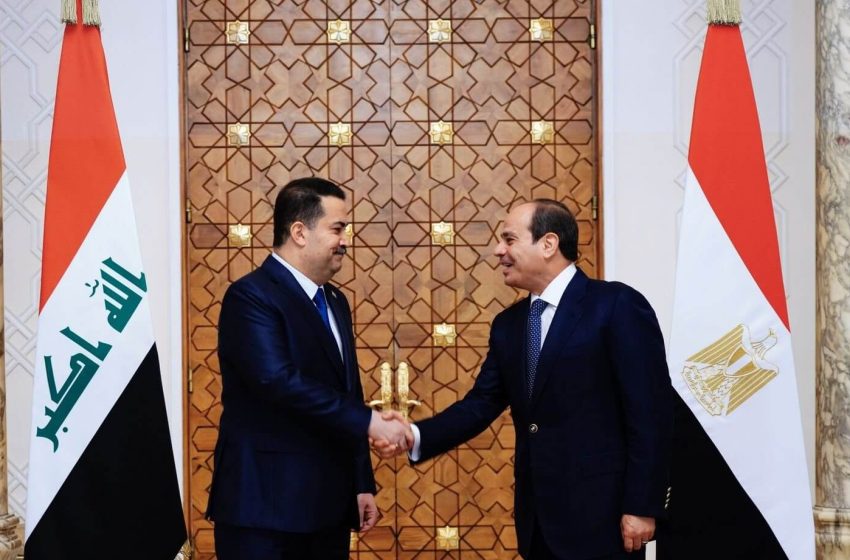  Egyptian President affirms Egypt’s support for Iraq’s stability