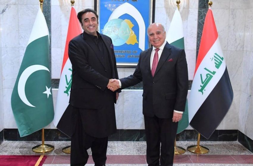  Iraqi, Pakistani FMs discuss bilateral ties
