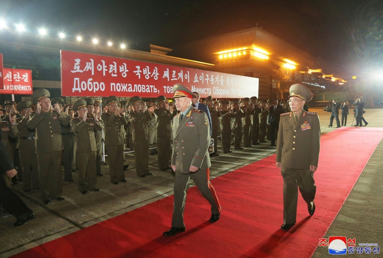  North Korea gives Russian defence ministry delegation ‘warm welcome’