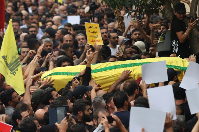  Hezbollah member buried after deadly clashes over munitions truck