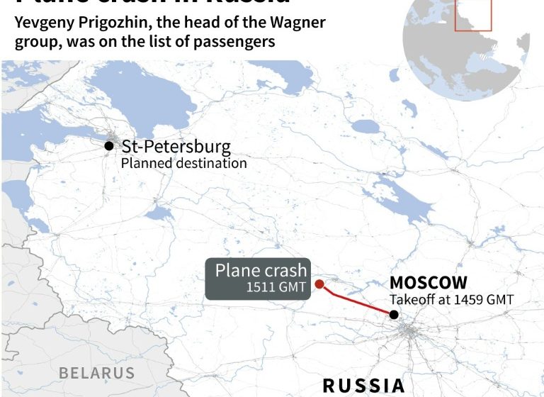  Wagner chief Prigozhin presumed dead in plane crash