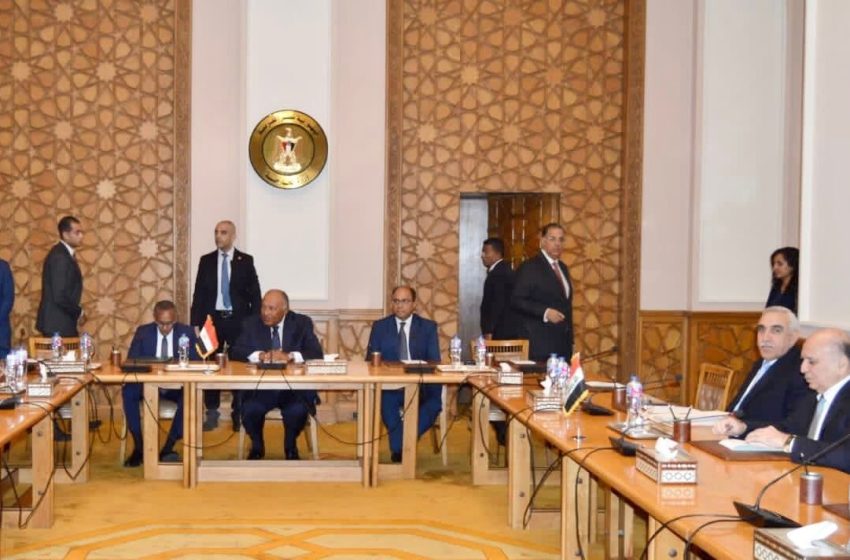  Iraqi, Jordanian, Egyptian FMs discuss trilateral cooperation