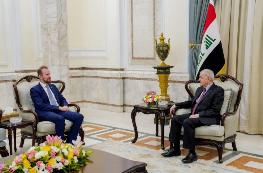  Iraqi President asserts importance of Iraqi-EU bilateral ties
