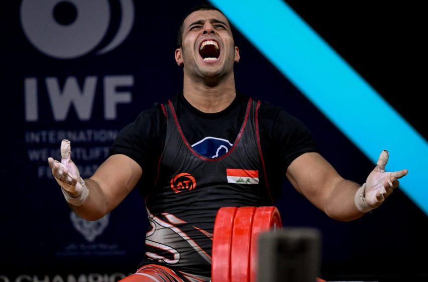  Iraq’s Qasim wins the International Weightlifting Federation’s gold medal in Riyadh
