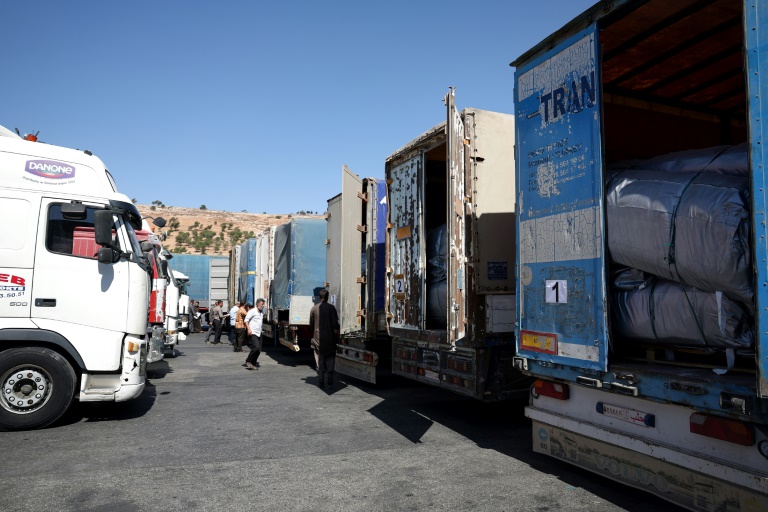  UN aid deliveries resume via rebel-held Syria border crossing