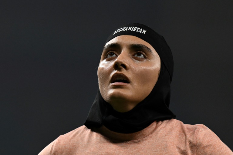  Afghan woman sprinter sends message of defiance at Asian Games
