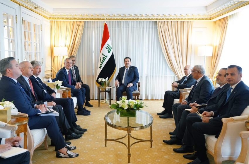  Iraqi PM meets with NATO Secretary-General in NYC