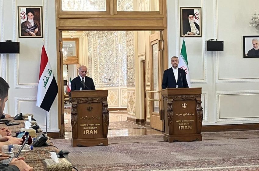  Iraqi FM announces disarmament of groups on Iraqi-Iranian border