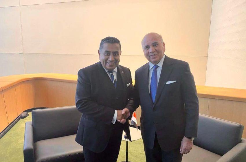  Iraqi FM discusses bilateral ties with UK