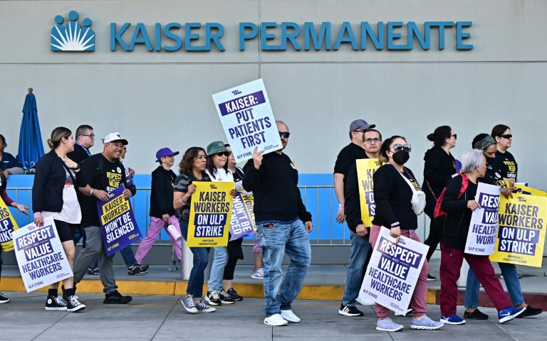  US health care provider, unions reach strike deal