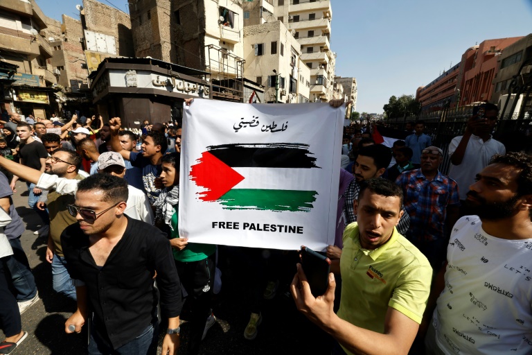  In Tahrir Square, across Egypt, thousands rally for Gaza
