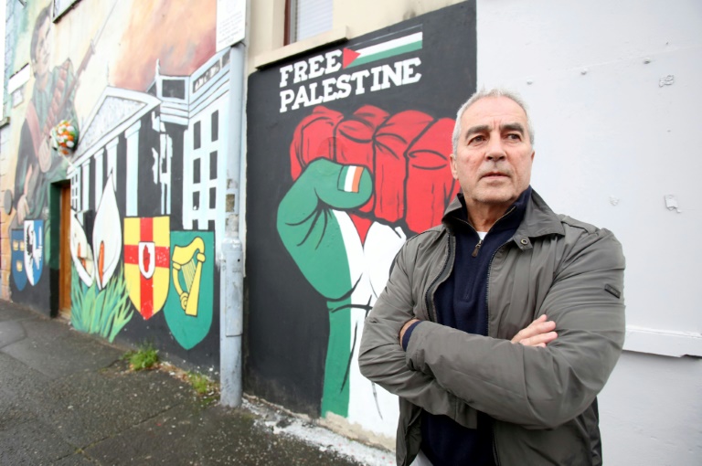  Flags and murals as N.Irish pick sides in Israel-Hamas war