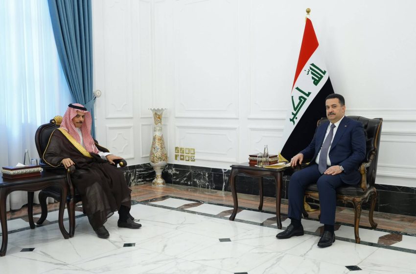  Saudi Foreign Minister Prince Faisal visits Baghdad
