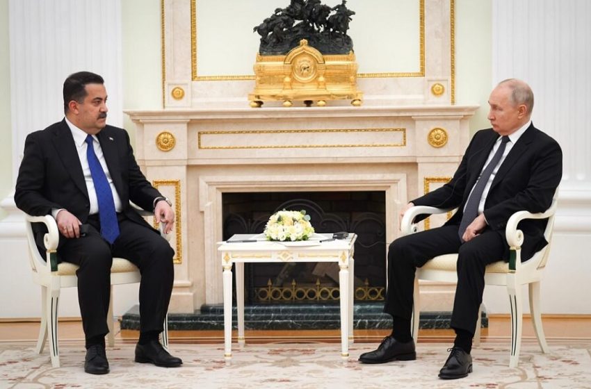  Iraqi PM Al-Sudani meets with Russian President Putin in Moscow