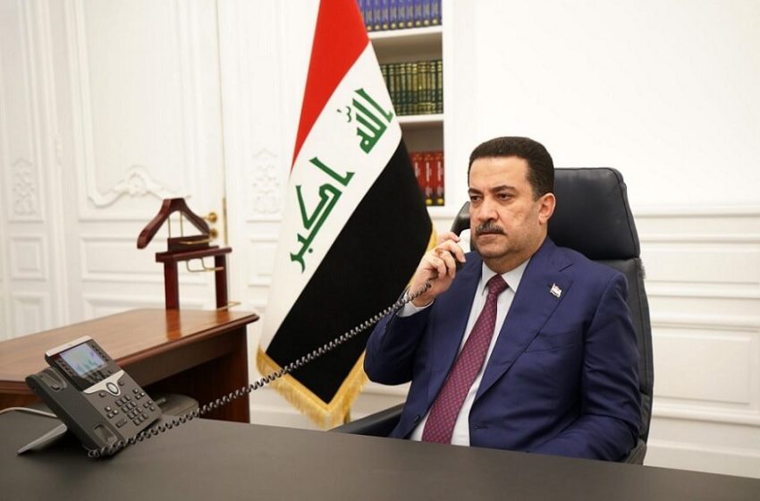  Iraqi PM, Qatari Emir discuss recent developments in Palestine