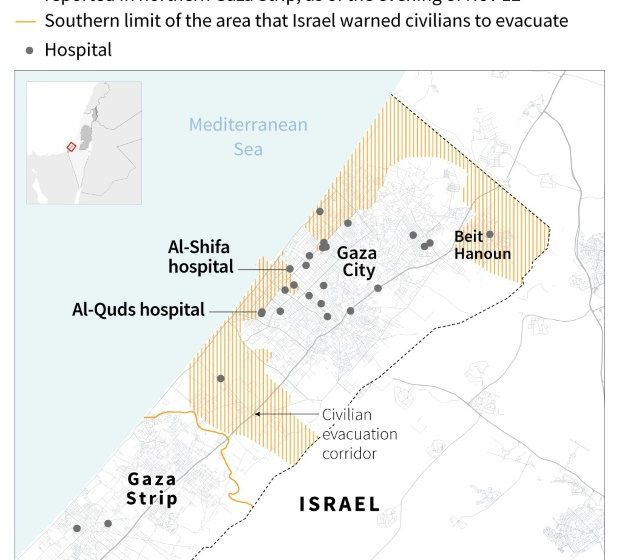  Israeli troops enter Gaza’s main hospital