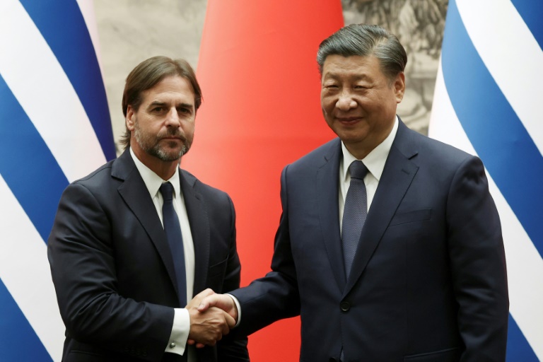  China and Uruguay upgrade ties as leaders meet in Beijing