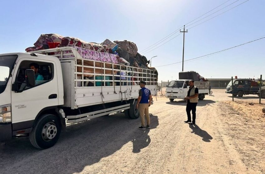  459 displaced Iraqis return to Anbar governorate