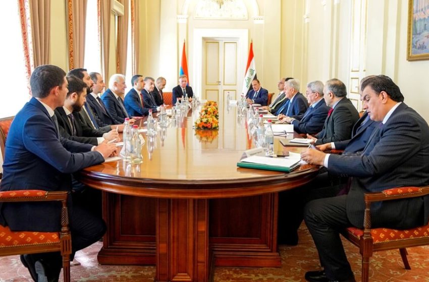  Iraqi, Armenian presidents chair meeting to boost bilateral cooperation