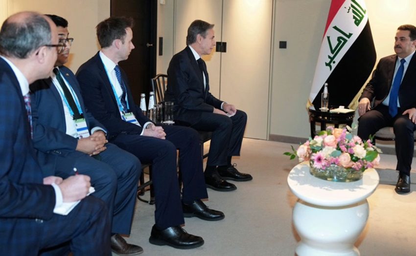  Iraqi PM Al-Sudani meets with Blinken in Baghdad