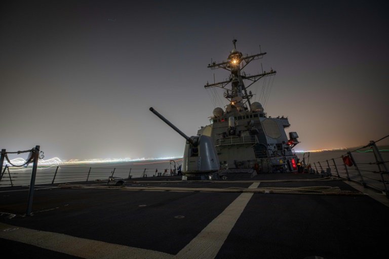  US says its destroyer downs 14 drones in Red Sea launched from Yemen