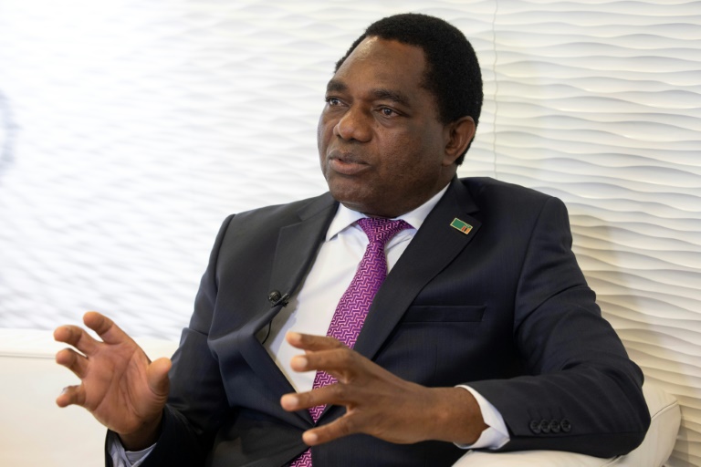  Zambia president blames private creditors for debt deal delays