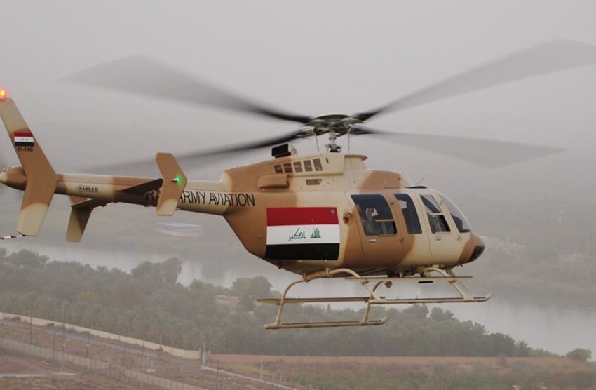  Iraqi officer killed, another injured in a helicopter crash in Tuz Khurmatu
