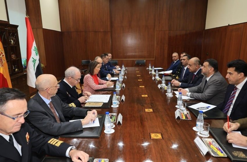  Iraqi, Spanish defense ministers discuss security cooperation