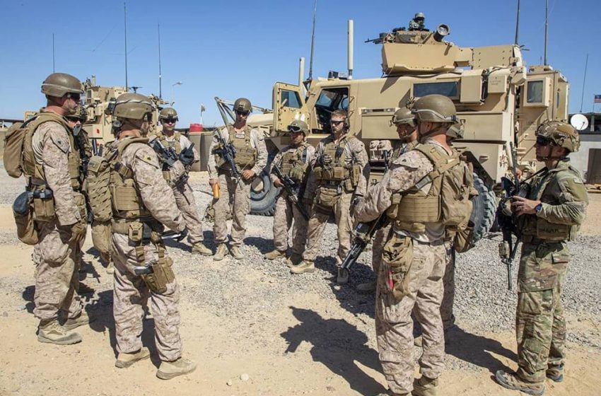 US forces get ready for a mission in Iraq, Syria