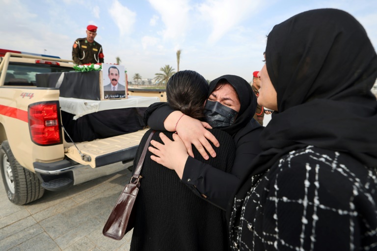  Iraq holds funeral for 41 Yazidis killed by Islamic State in 2014
