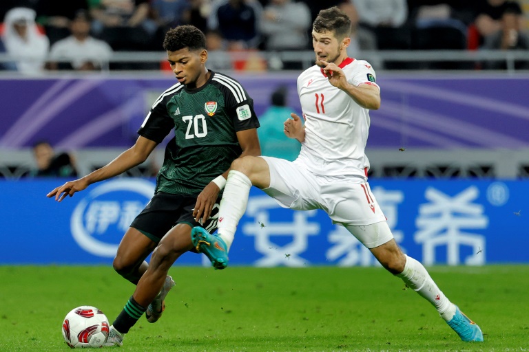  Tajikistan stun UAE on penalties to reach Asian Cup quarter-finals