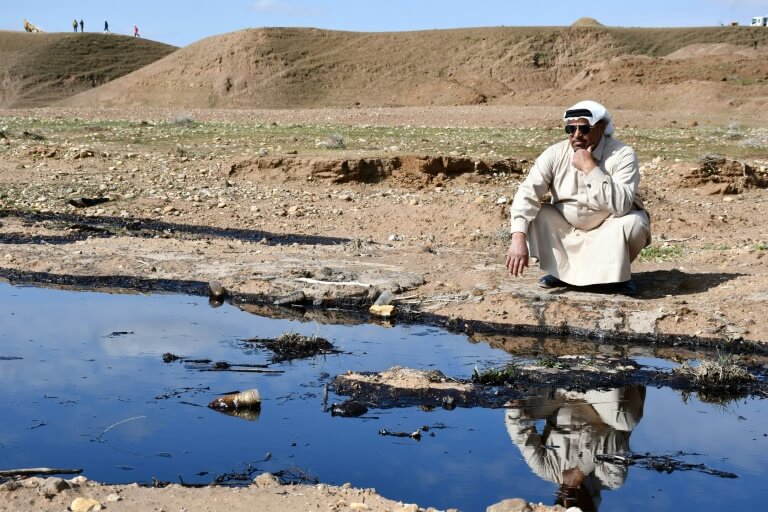  Iraqi farmers claim oil spills have contaminated their lands