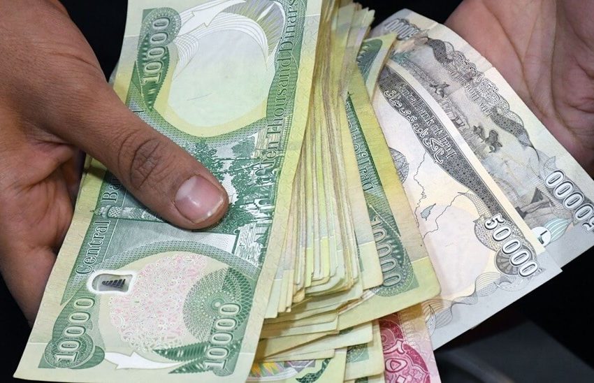  US dollar exchange rate increases in Baghdad, Erbil