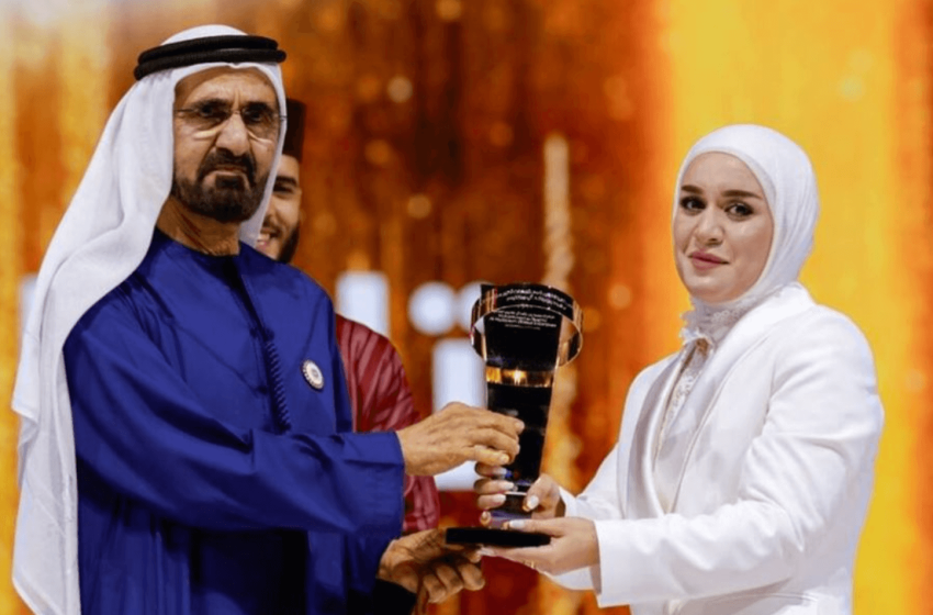  Dubai ruler awards Iraqi pharmacist Tala Al Khalil as Arab Hope Maker