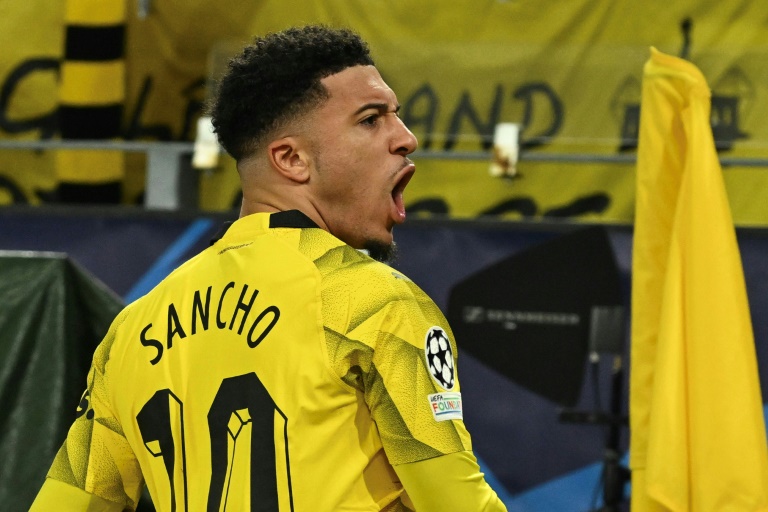  ‘No better feeling’, says Sancho after firing Dortmund into last eight