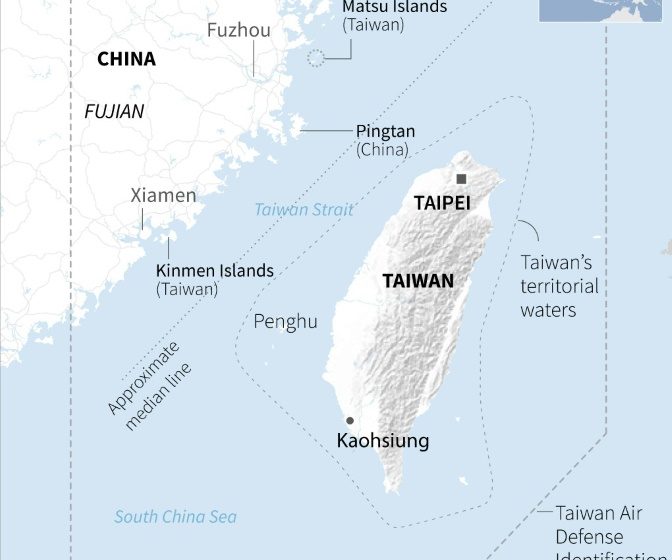  36 Chinese military aircraft detected around Taiwan