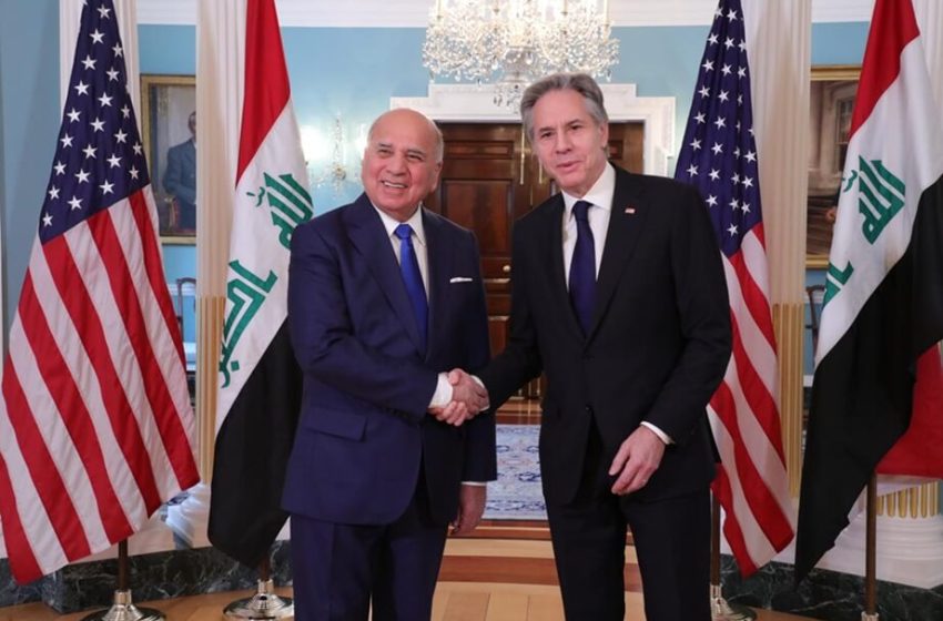  Iraqi FM reviews bilateral ties with US State Secretary
