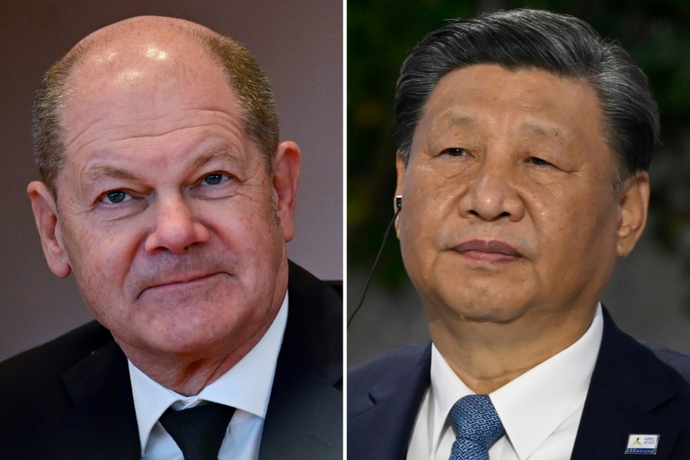  Germany’s Scholz seeks Chinese role in ‘just peace’ for Ukraine