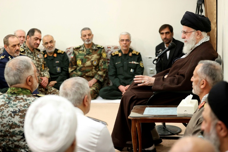  Iran’s Khamenei praises ‘success’ of military after Israel attack