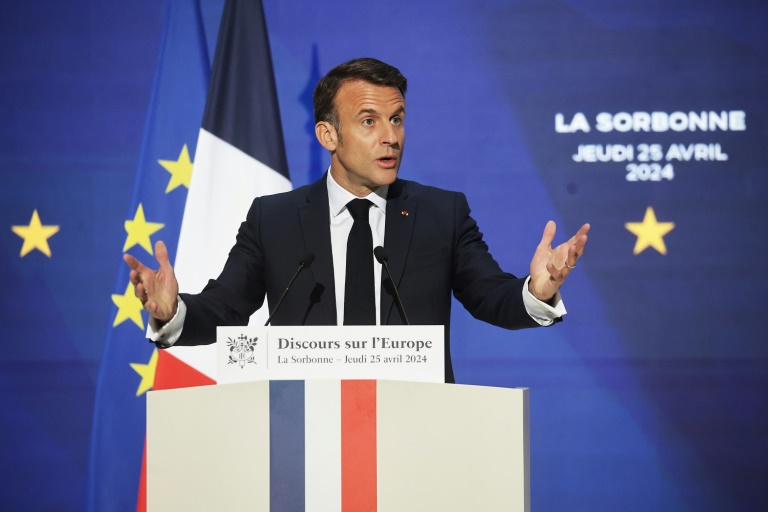  Macron warns ‘mortal’ Europe needs credible defence