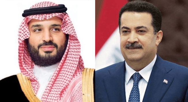  Iraqi PM, Saudi Crown Prince discuss regional stability