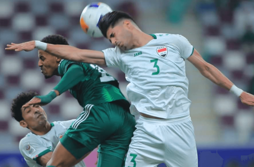  Iraq defeats Saudi Arabia 2-1 in the AFC U-23 Asian Cup