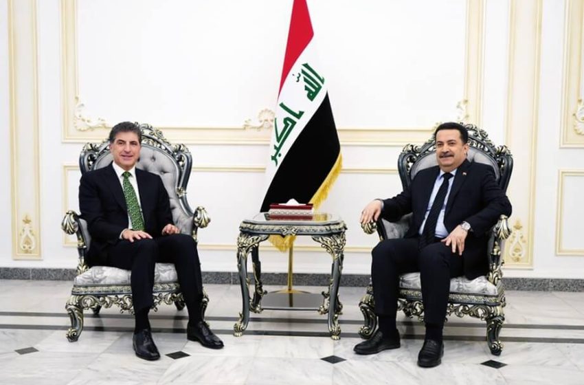  Al-Sudani receives President of Iraqi Kurdistan