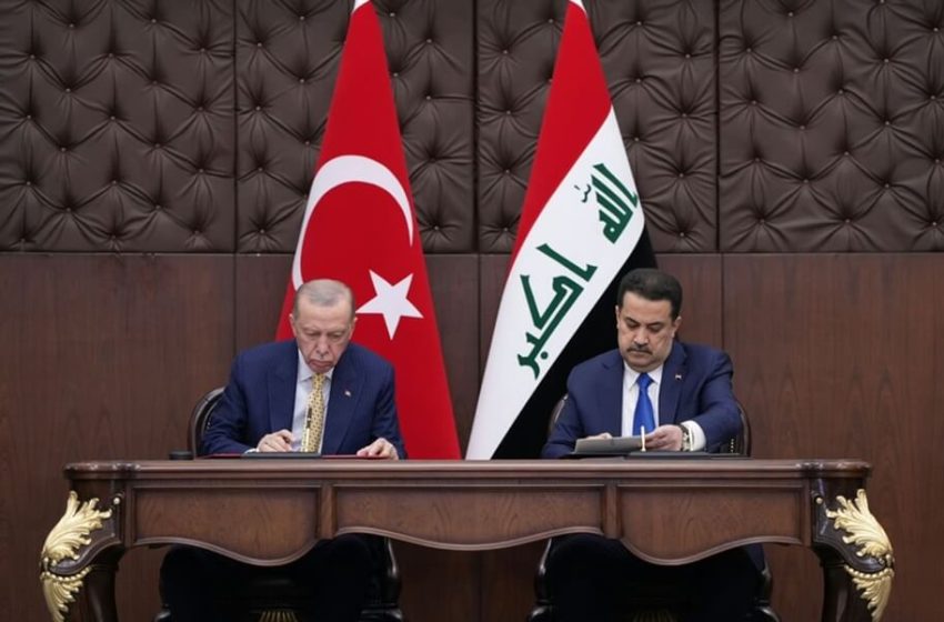  Iraq, Turkey ink cooperation framework agreement on water