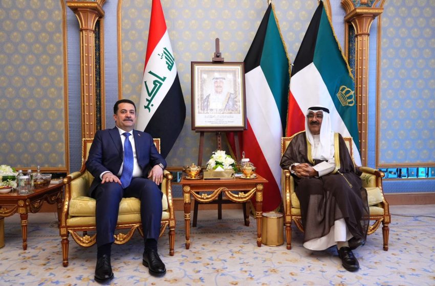  Iraqi Prime Minister and Kuwaiti Emir meet in Riyadh