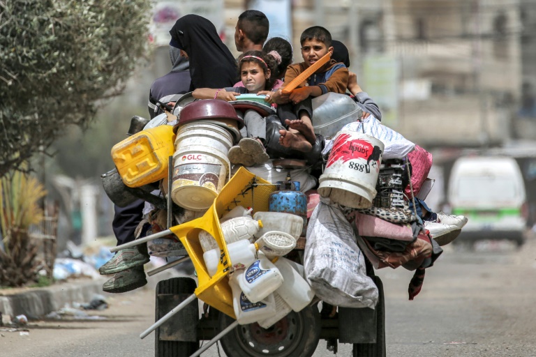  Rafah residents flee ‘hell’ of Israeli onslaught